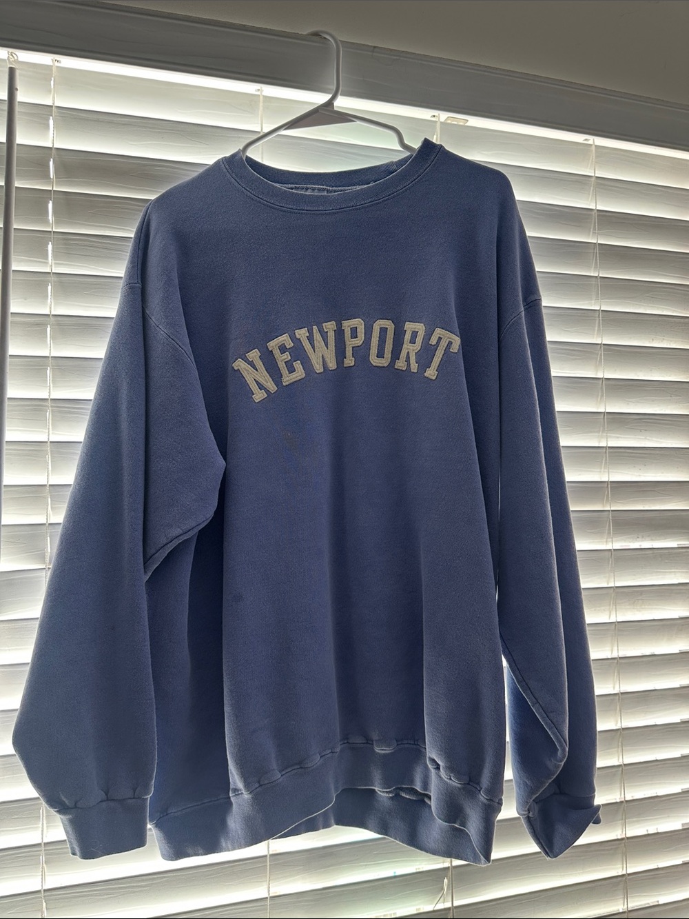 Comfort Colors Newport Crewneck Sweatshirt - Dusty Blue